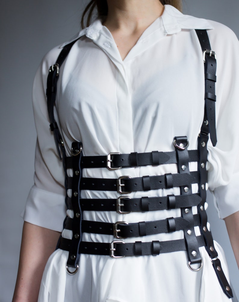 Leather Woman Body Harness, Sexy Gifts, Harness Women, Leather Harness