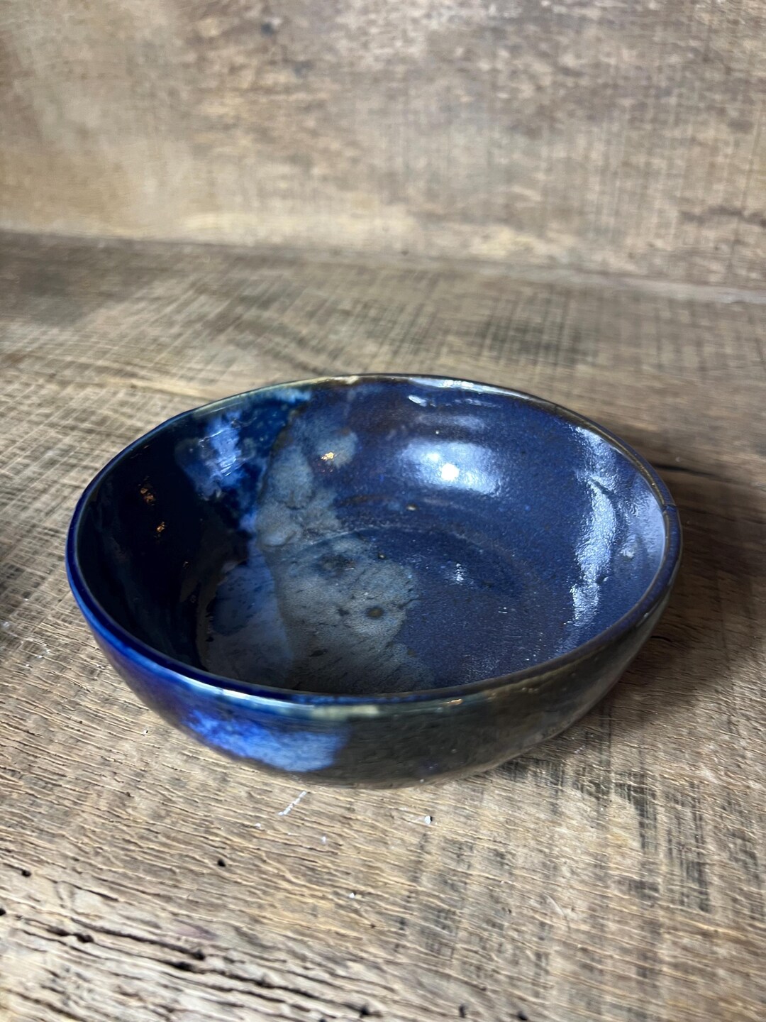 Handcrafted Blue Stoneware Bowl – Handmade Ceramic Bowl – Unique ...