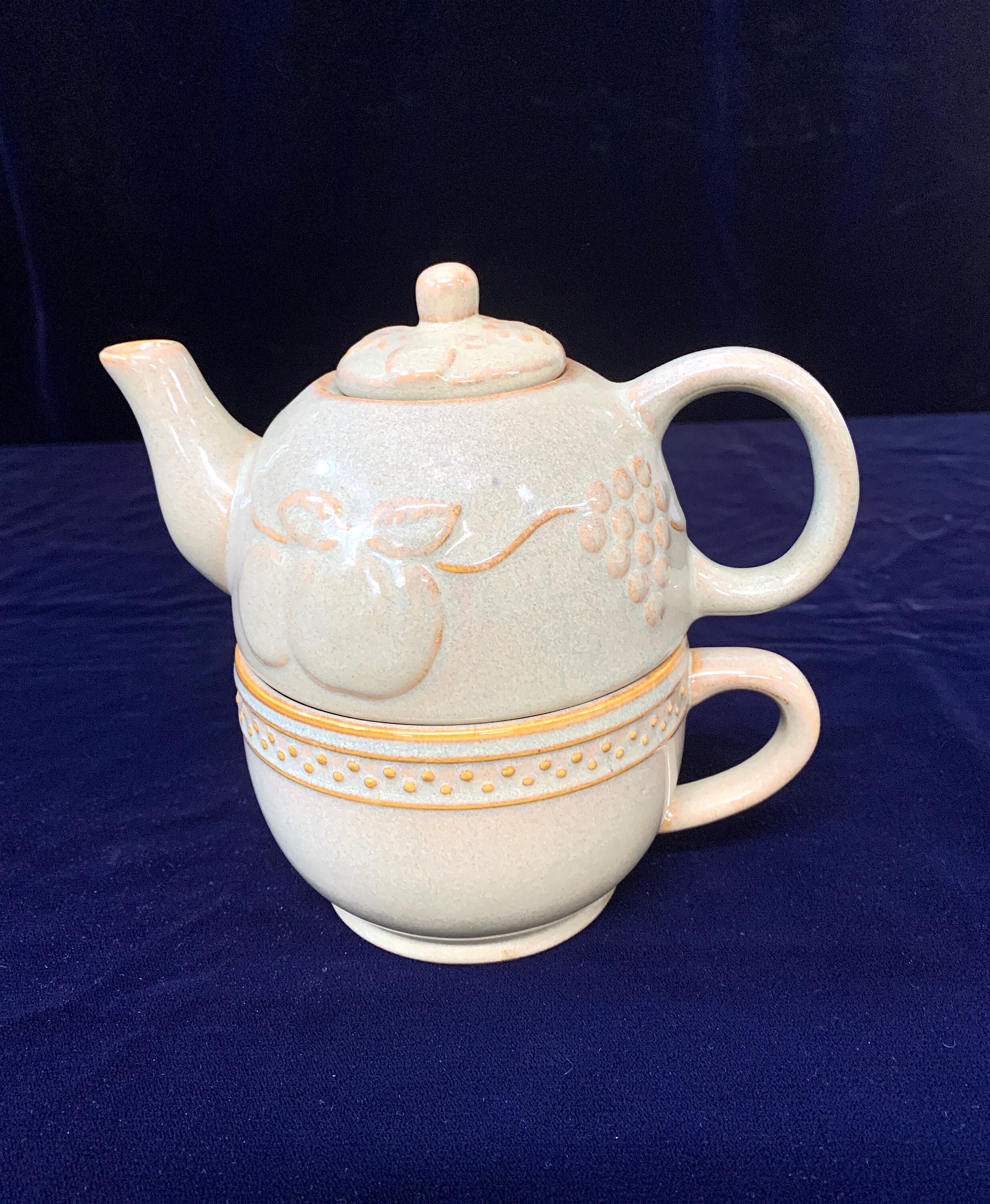 Tea for One Set Modern Teapot With Cup Minimalist Tea Set Etsy