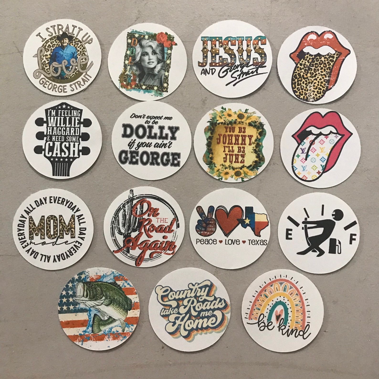 Vent Clip Car Freshies Cardstock Round Etsy