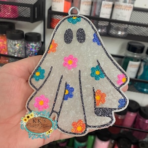 Floral Ghost Car Freshener