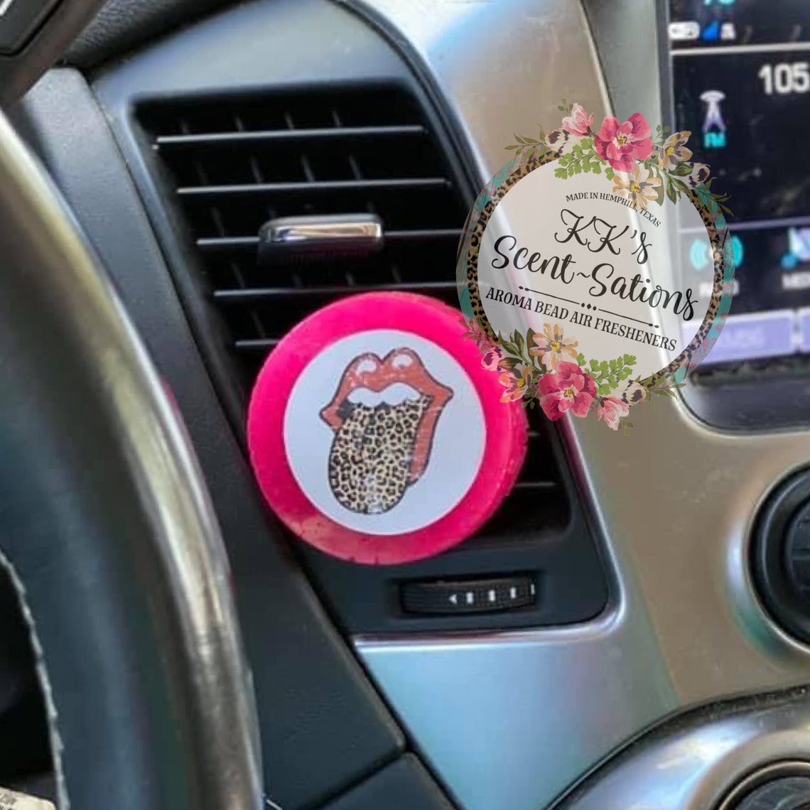 Vent Clip Car Freshies Cardstock Round Etsy