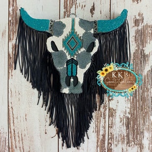Aztec Bull Skull Car Freshener