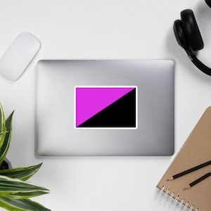 Anarcha-Feminism Flag - Anarchist, Feminist, Radical Sticker