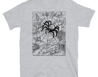 Potwór, który powoduje większość naszego cierpienia - IWW, antykapitalistyczny, socjalistyczny T-shirt
