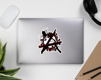 Eco Anarchism - Anarchist, Leftist, Socialist, Green, Climate Change Sticker