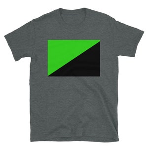 Eco-Anarchist Flag - Anarchism, Socialist, Anti-Capitalist, Climate Change T-Shirt