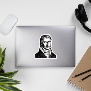 Georg Wilhelm Friedrich Hegel - Philosophy, Phenomenology, Aesthetic Sticker