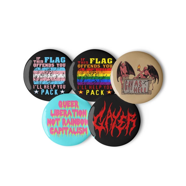 LGBTQ Memes - Pin Button Pack