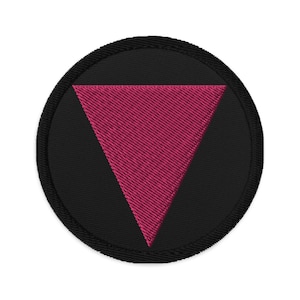Pink Triangle - LGBTQ, Historical, Gay Pride Patch