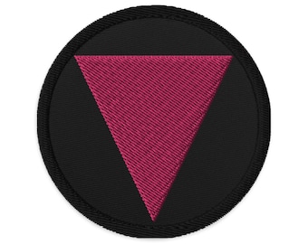 Pink Triangle - LGBTQ, Historical, Gay Pride Patch