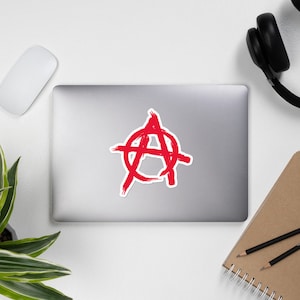 Anarchist Circle A - Anarchism, Radical, Leftist, Socialist Sticker