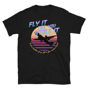 Fly It Like You Stole It - Sky King, Vaporwave, Ästhetisches T-Shirt