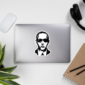 DB Cooper Sketch - Criminal, Plane Hijacking, Unsolved, Robbery Sticker