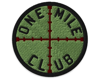 One Mile Club - Long Range Shooting, Competition, Sniper, Hunting Patch