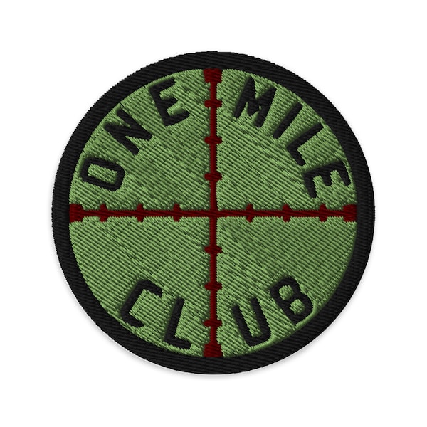 One Mile Club - Long Range Shooting, Competition, Sniper, Hunting Patch