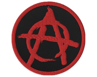 Anarchist Circle A - Anarchist, Radical, Punk Patch