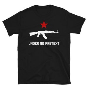 Senza pretesto - Maglietta socialista a stella rossa