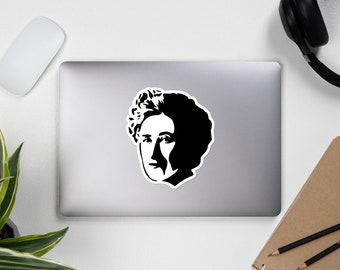 Rosa Luxemburg Silhouette - Socialist, Feminist, Historical Sticker