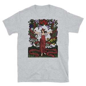 Ghirlanda per may day a colori - Rifinita Walter Crane, Socialista, Socialismo, Sinistra, Anarchico, T-Shirt propagandistica