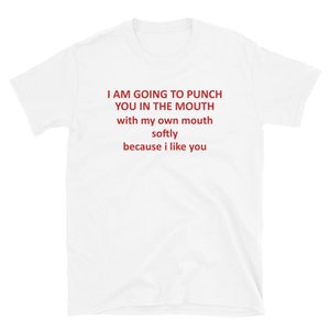 Going To Punch You In The Mouth With My Mouth - Oddly Specific, Meme T-Shirt