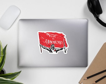 Vive La Commune! - Paris Commune, Historical, Socialist, Leftist Sticker