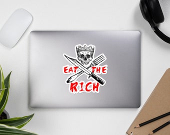 Eat The Rich - Leftist, Socialist Sticker