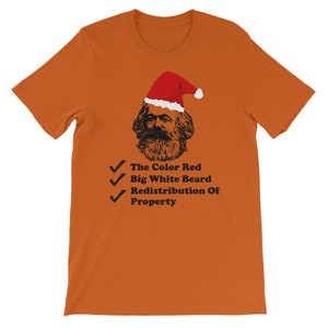 Santa Marx - Karl Marx, Christmas, Philosophy, Economics, Socialism, Communism T-Shirt Autumn