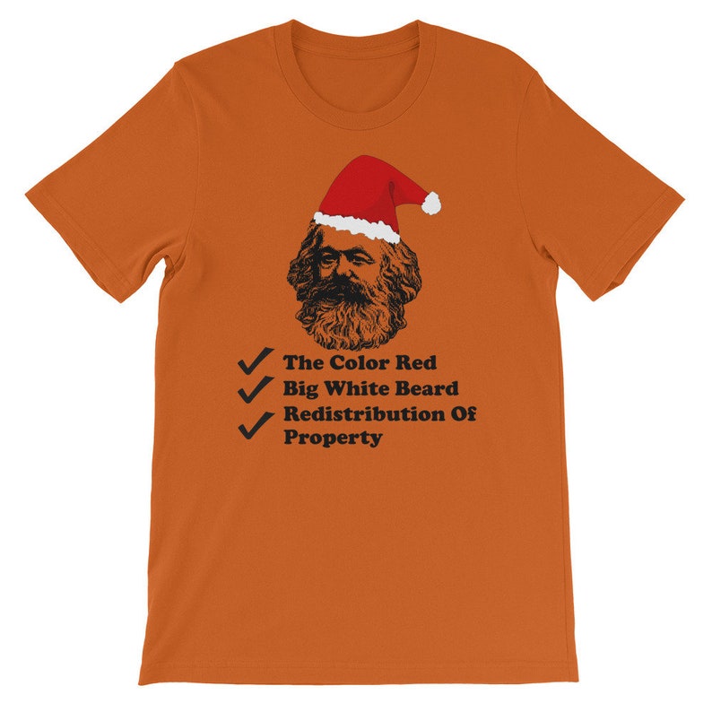 Santa Marx - Karl Marx, Christmas, Philosophy, Economics, Socialism, Communism T-Shirt Autumn