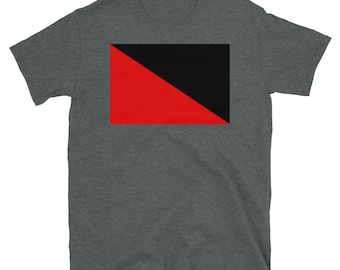 Anarcho-Communist Flag - Leftist, Anarchist, Libertarian Socialist T-Shirt