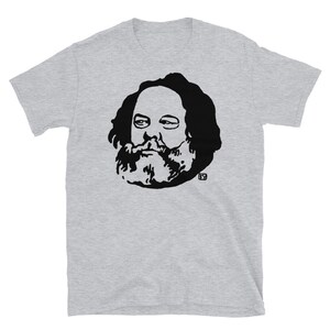 Mikhail Bakunin Silhouette - Félix Vallotton, Anarchist, Socialist, Leftist T-Shirt