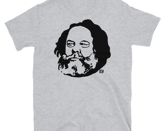 Mikhail Bakunin Silhouette - Félix Vallotton, Anarchist, Socialist, Leftist T-Shirt