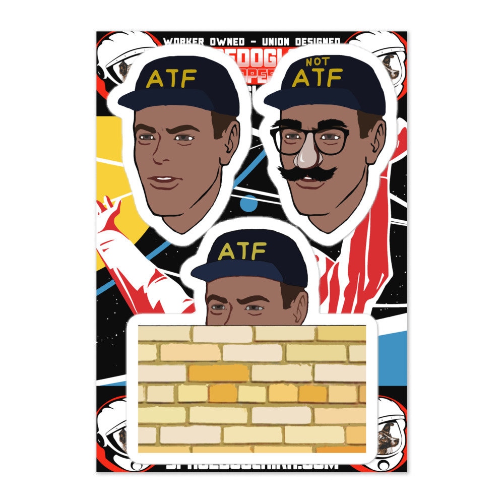 Buy ATF Guys - Gun Rights, Meme, Undercover Sticker Pack Online in ...