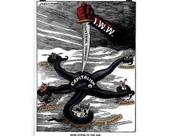 More Power To The Arm Recolored - Historical Propaganda, IWW, Labor Union, Socialist, Leftist, Anti Capitalist Poster