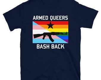 Armed Queers Bash Back Lgbtq Queer Transgenre Ak47 Arme Etsy France