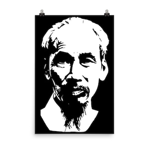 May include: Black and white silhouette portrait of a man with a beard and mustache. The man is looking straight ahead with a serious expression.