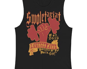 Swoletariat Fitness Club - Socialist, Leftist, Fitness Muscle Shirt