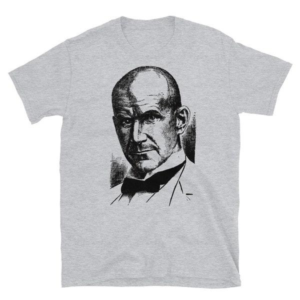 Eugene V. Debs Silhouette - Democratic Socialist, Leftist, Socialism T-Shirt