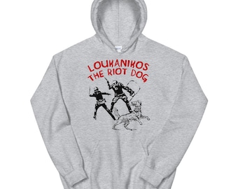 Loukanikos The Riot Dog - Anarchist, Socialist, Protest Hoodie