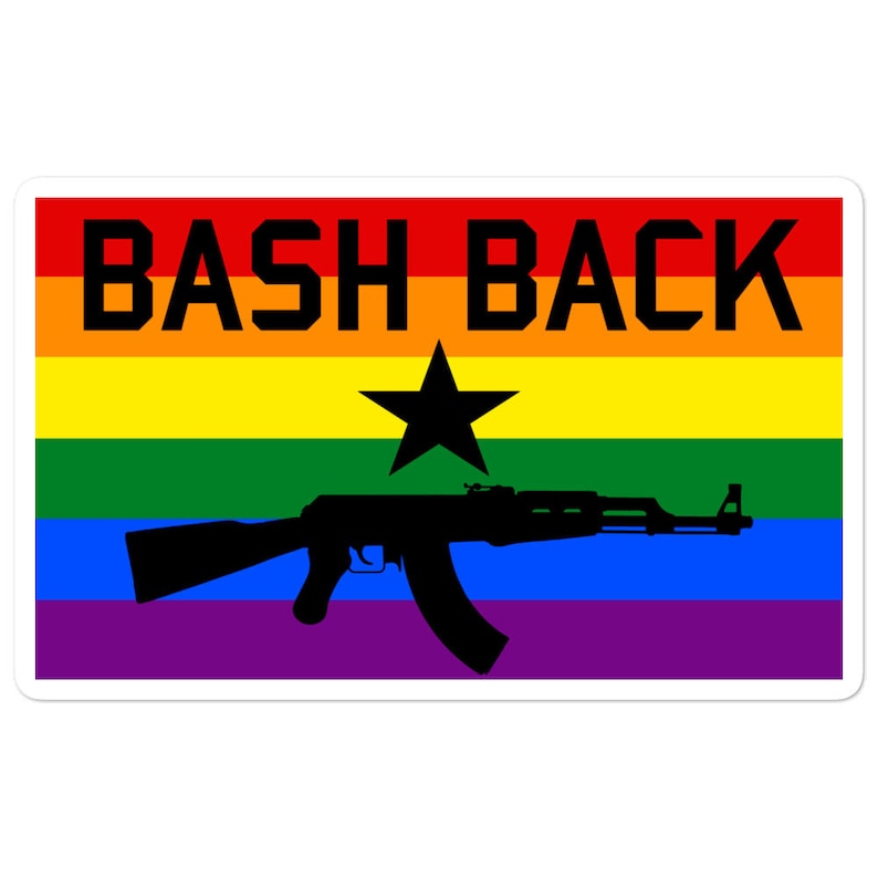 Bash Back LGBTQ Sticker - Etsy