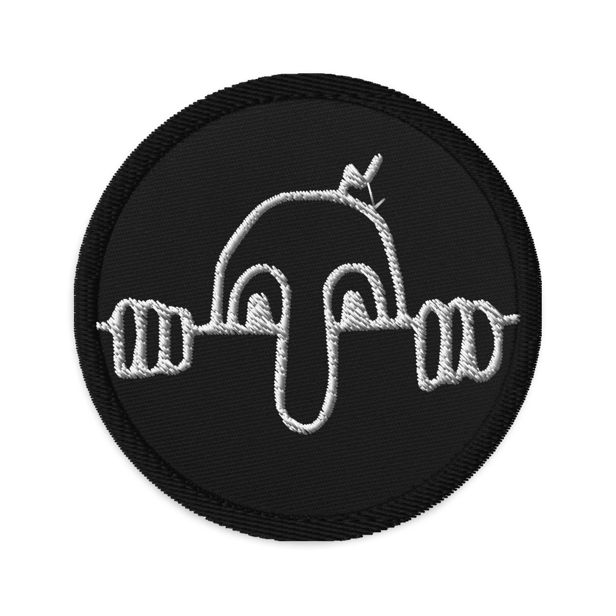 Kilroy was here Patch - Funny Tactical Military Morale Embroidered Patch  Hook Fastener Backing Multicam OCP