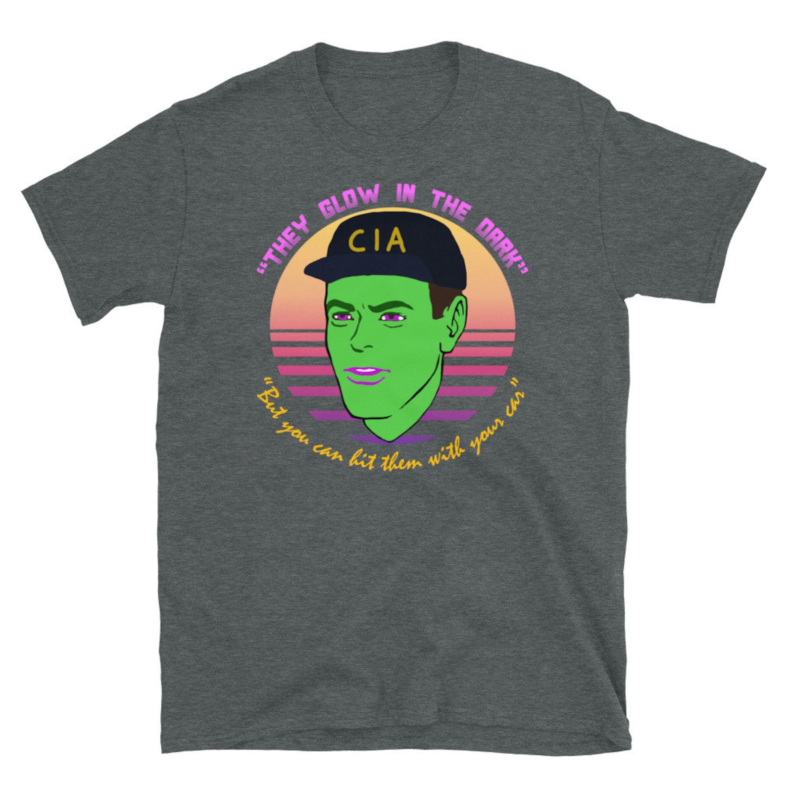 They Glow in the Dark - CIA, Undercover, Terry Davis, Meme T-shirt - Etsy