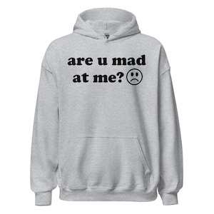Are U Mad At Me - Meme Hoodie