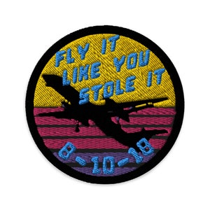 U-Sky Sew or Iron on Patches - Ride It Like You Stole It Patch