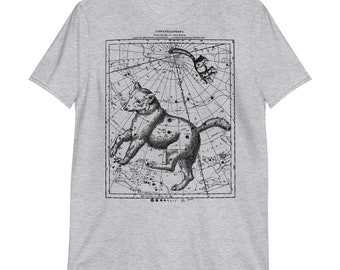 Ursa Major and Minor Constellation Map - Aesthetic, Astronomy, Space T-Shirt