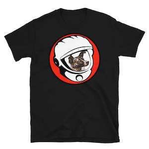 Space Dog Laika - Cosmonaut, Space Exploration, USSR T-Shirt