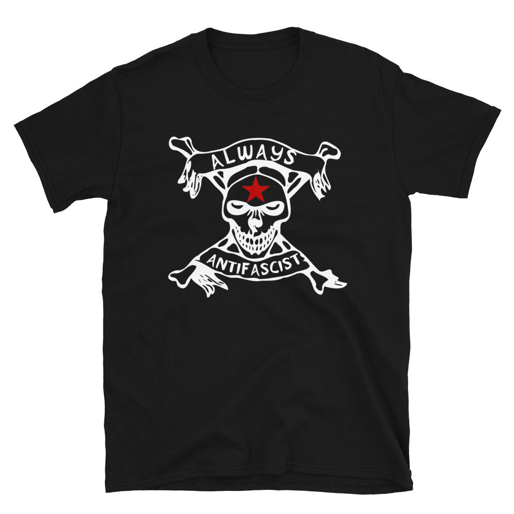 Camiseta antifascista siempre hotsell