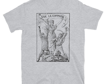 Vive La Commune Walter Crane - Historical, Paris Commune, Socialist, Leftist T-Shirt