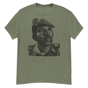 Thomas Sankara Silhouette - Socialist, Anti-Imperialist, Pan-African T-Shirt