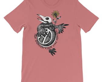 Destroy That Which Destroys You - Anarchist, Radical, Bird T-Shirt